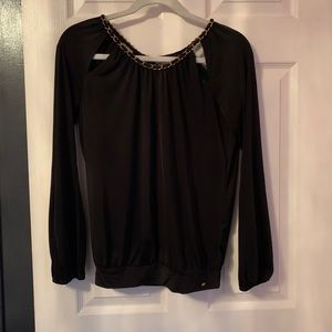 Guess Top with Gold Chain Neckline